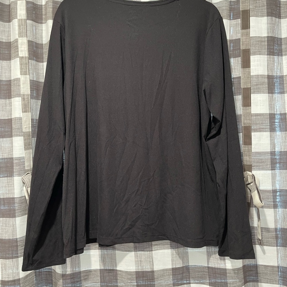 Nine West Soft Spun Black Top - Picture 4 of 5